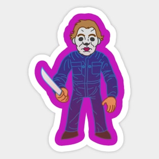 CUTE MICHAEL MYERS Sticker